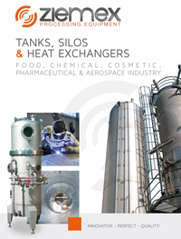 Cuves, Silos & échangeurs de chaleur industries agro-alimentaire, chimique, cosmétique, pharmaceutique & spatiale